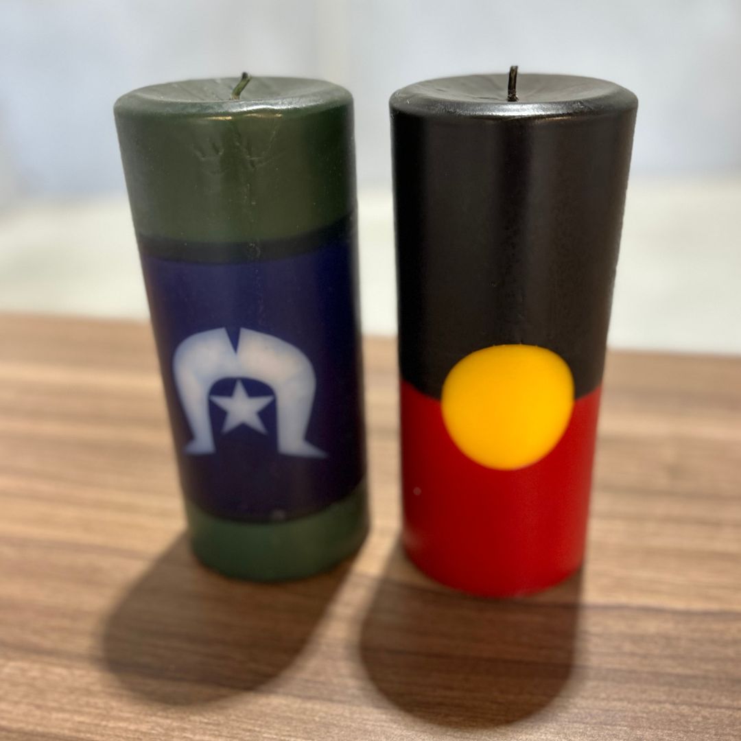 Aboriginal and TSI Flag Candles (Set)