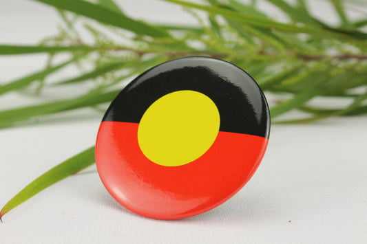 Aboriginal Flag - Button Badge