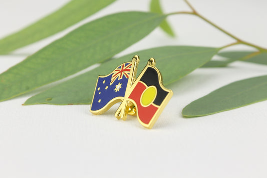 Australian & Aboriginal Flag - Lapel Pins