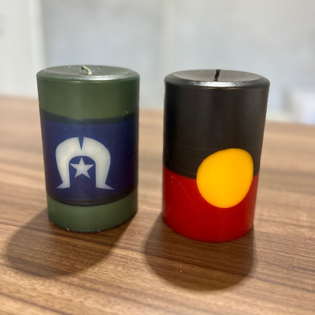 Aboriginal and TSI Flag Candles (Set)