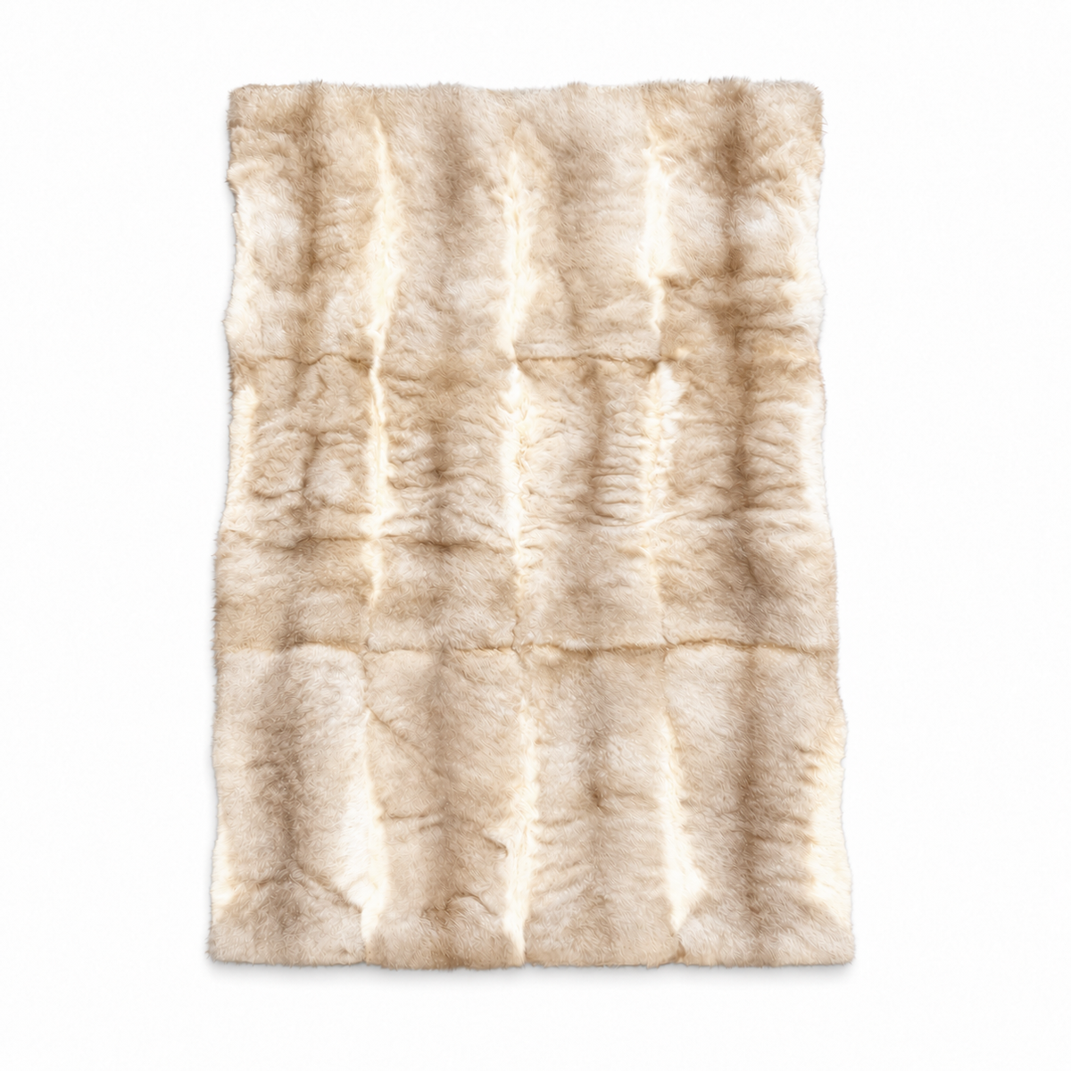 12-skin possum fur throw in Champagne