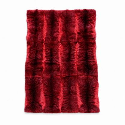 12-skin possum fur throw in Rosie