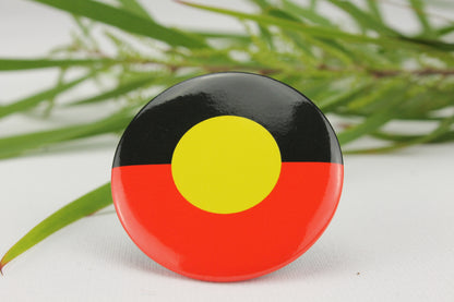 Aboriginal Flag - Button Badge