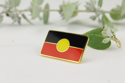 Aboriginal Flag - Lapel Pin