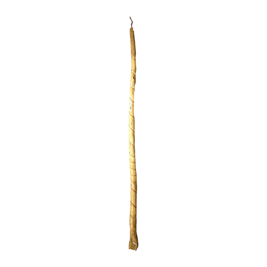 Spiral-Detail Stringybark Walking Stick made by Braydon Williams