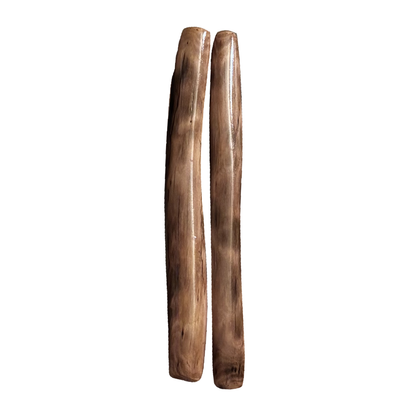 One representative pair of Tasmanian stringybark clapsticks made by Braydon Williams; sold as two sticks