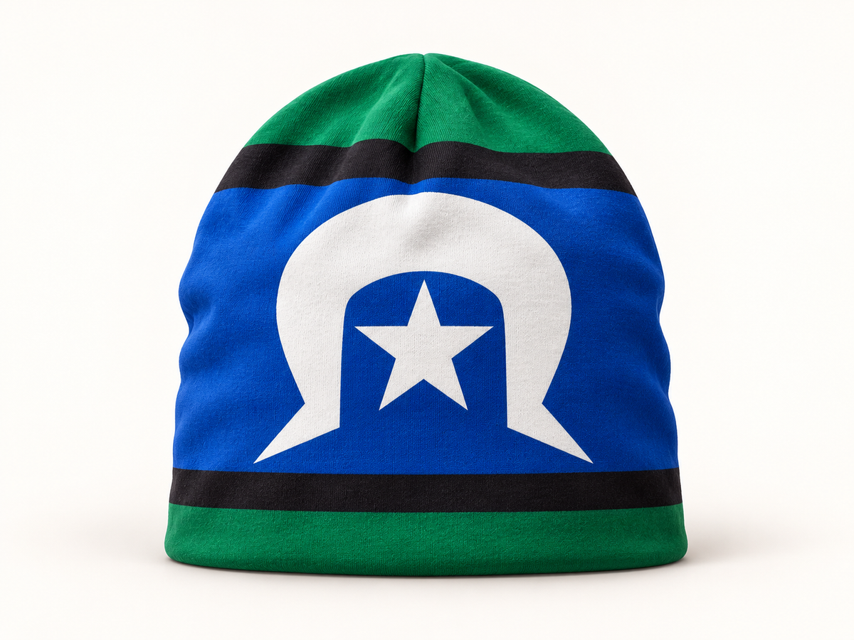 Beanie featuring the Torres Strait Islander flag